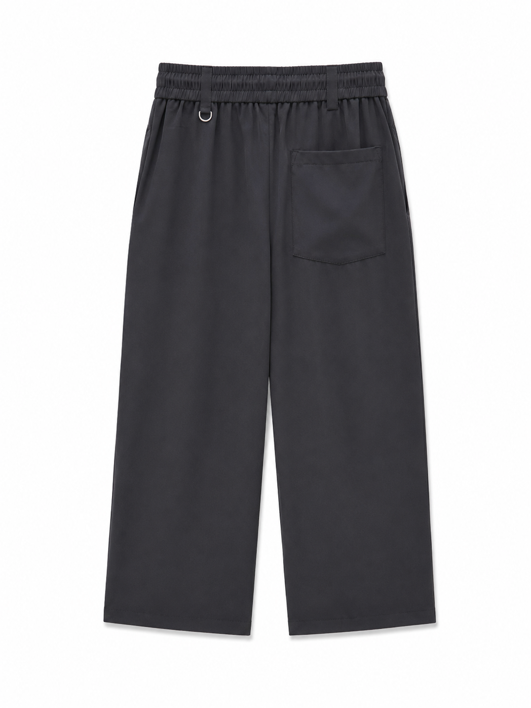 Relaxed Drawstring Trousers – Charcoal