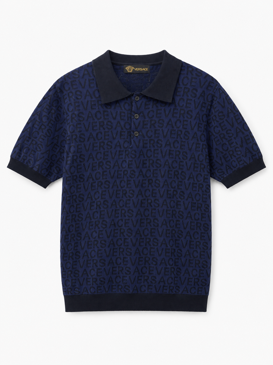 Versace Luxury Knit Polo