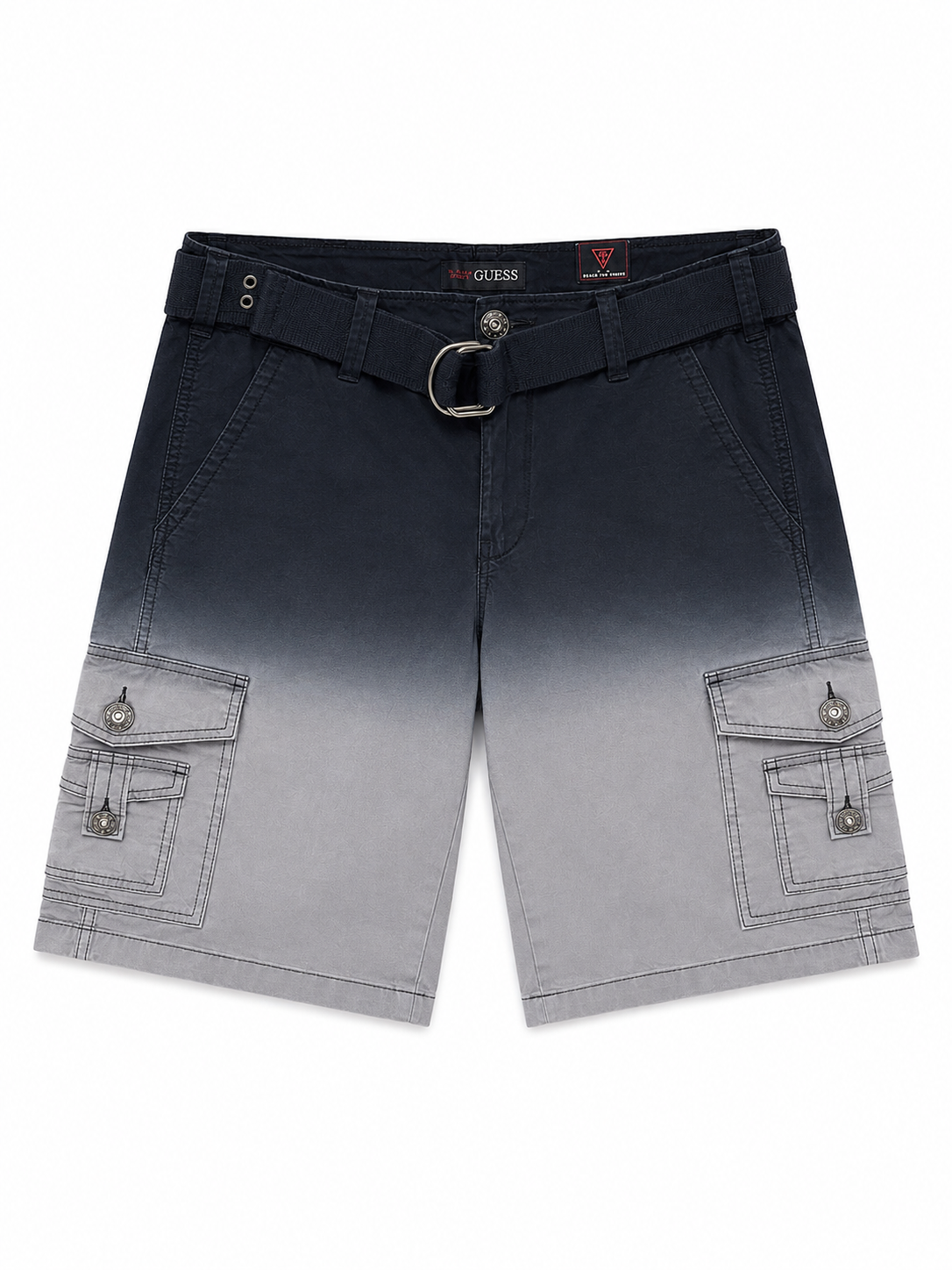 Vintage Wash Belted Cargo Shorts