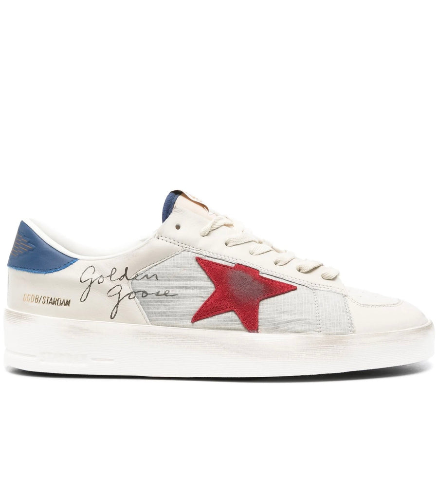 Golden Goose Stardan Ivory
White red star
blue heel tab