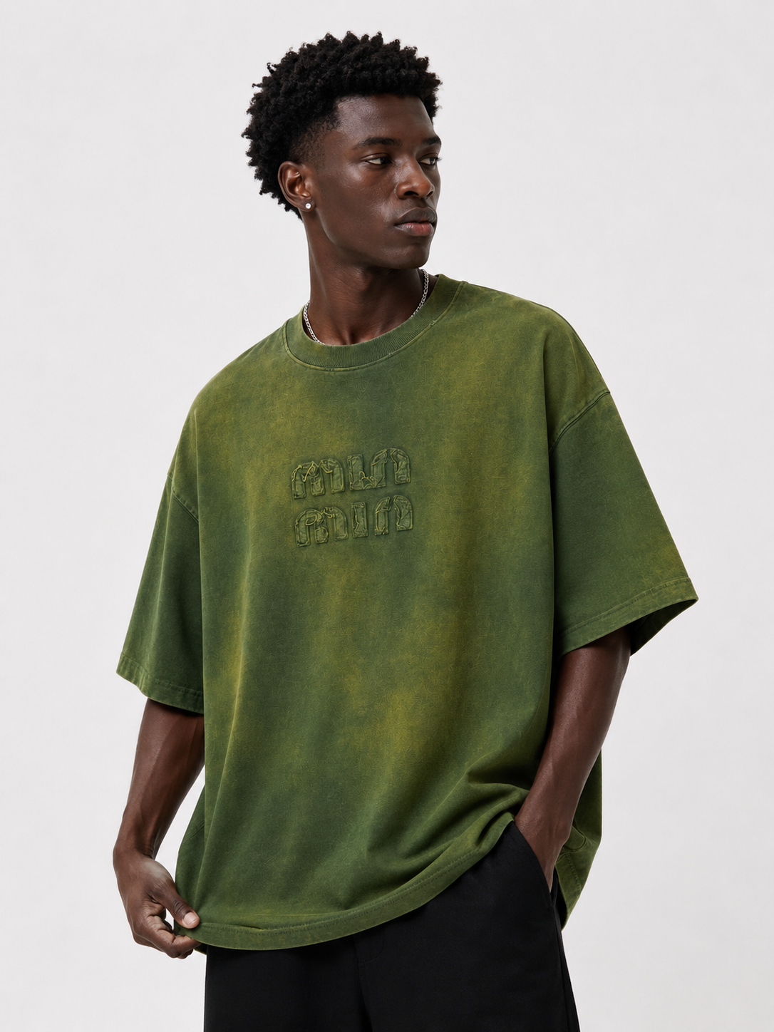 Essential Washed Oversized T-Shirt MIU MIU