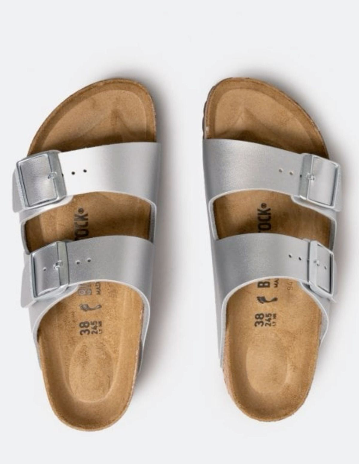 BIRKENSTOCK - ARIZONA BF - SILVER NARROW