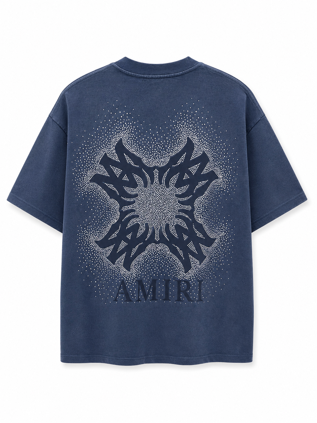 CREW NECK AMIRI STRUS- BLUE