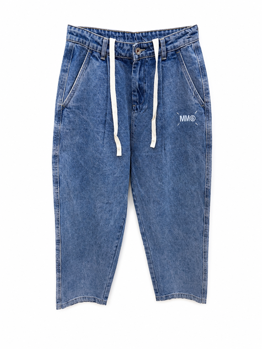 Relaxed Barrel Denim Pants MM6