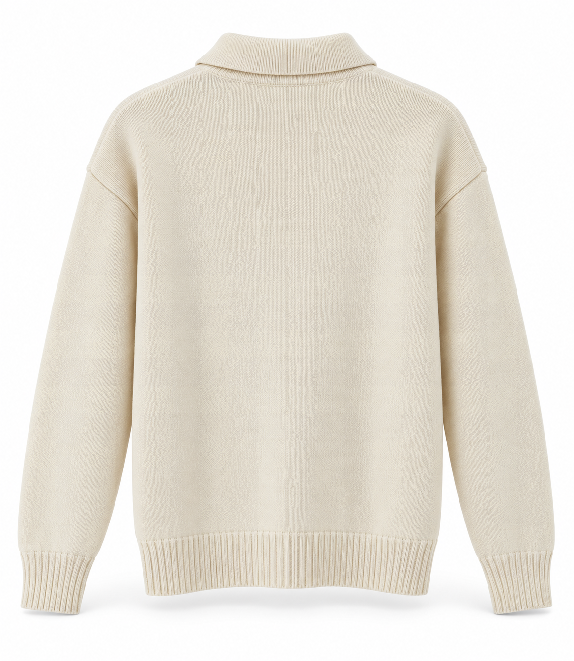 AMI Paris Heart Logo Knit Polo