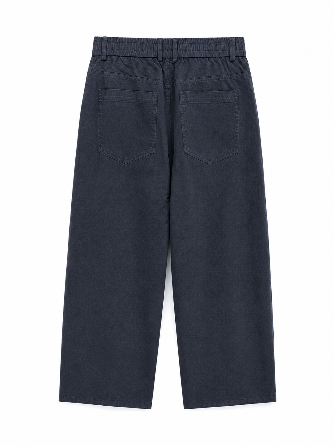 Essential Wide-Leg Pants – Navy
