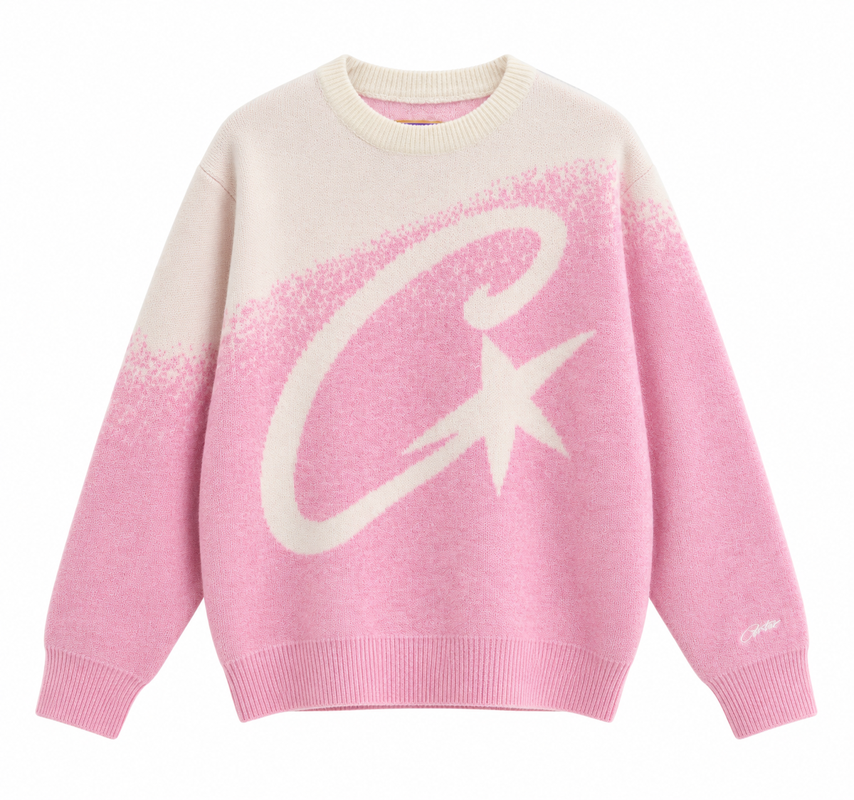 Corteiz C Star Gradient Mohair
Knit Sweater