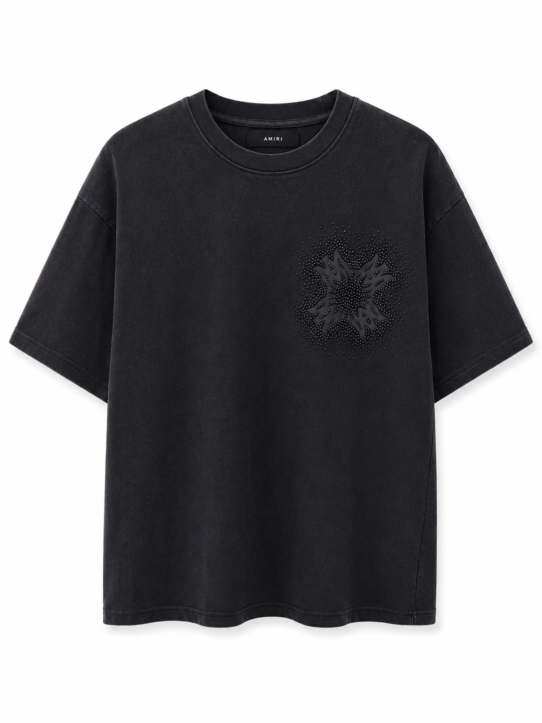 CREW NECK AMIRI STRUS- BLACK