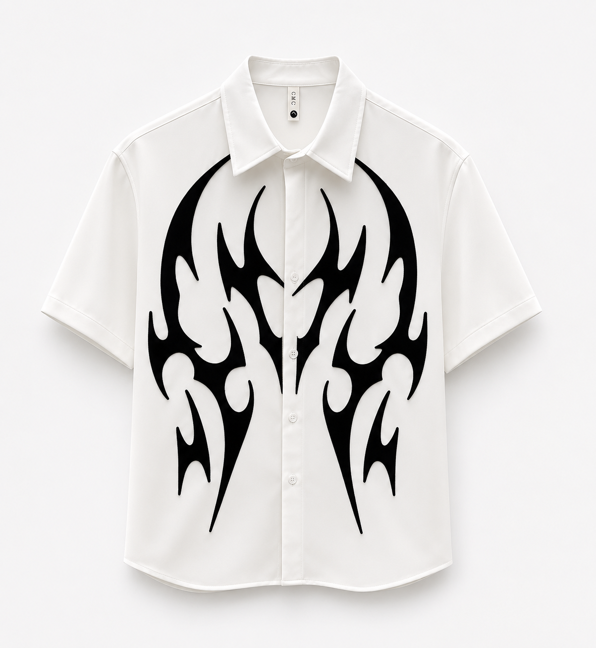 Edge Graphic Shirt – White
