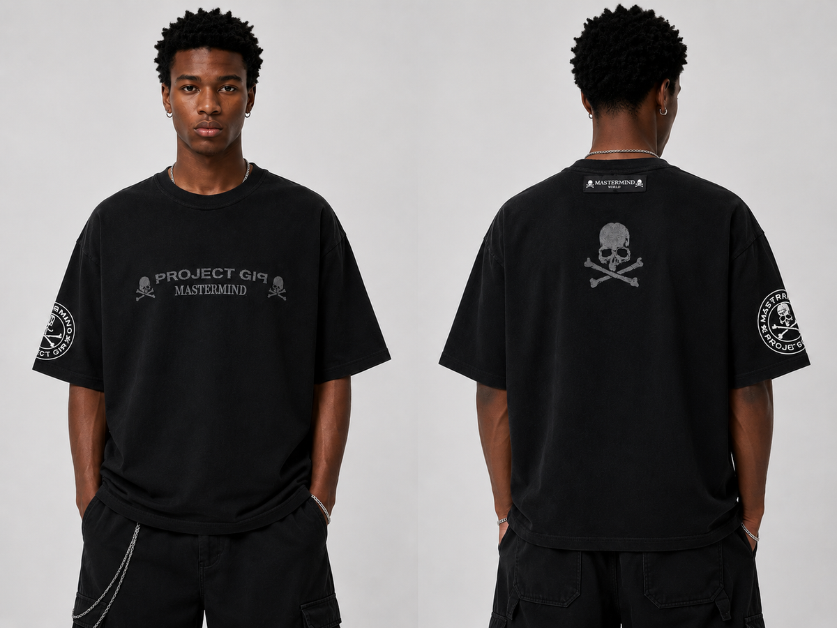 Mastermind Skull Oversized T-Shirt – Black