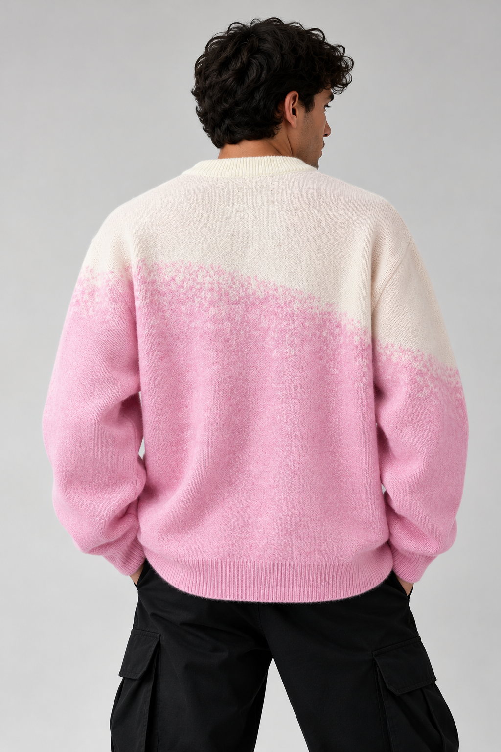 Corteiz C Star Gradient Mohair
Knit Sweater