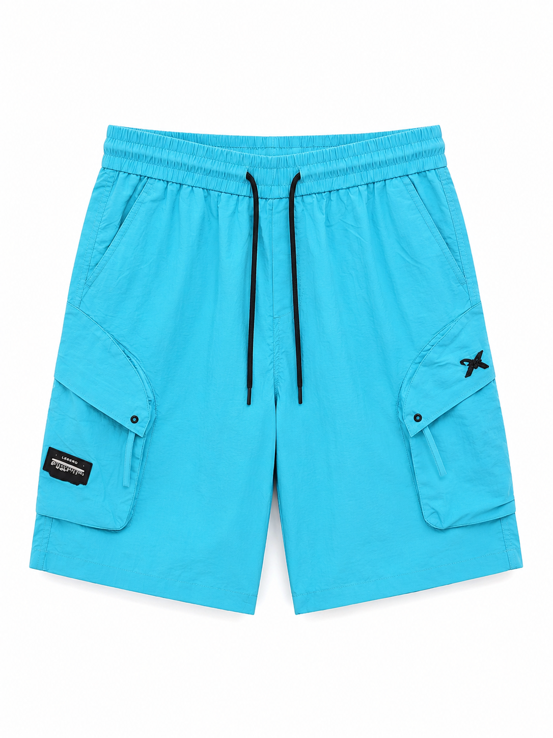 Lightweight Cargo Shorts – Aqua Blue