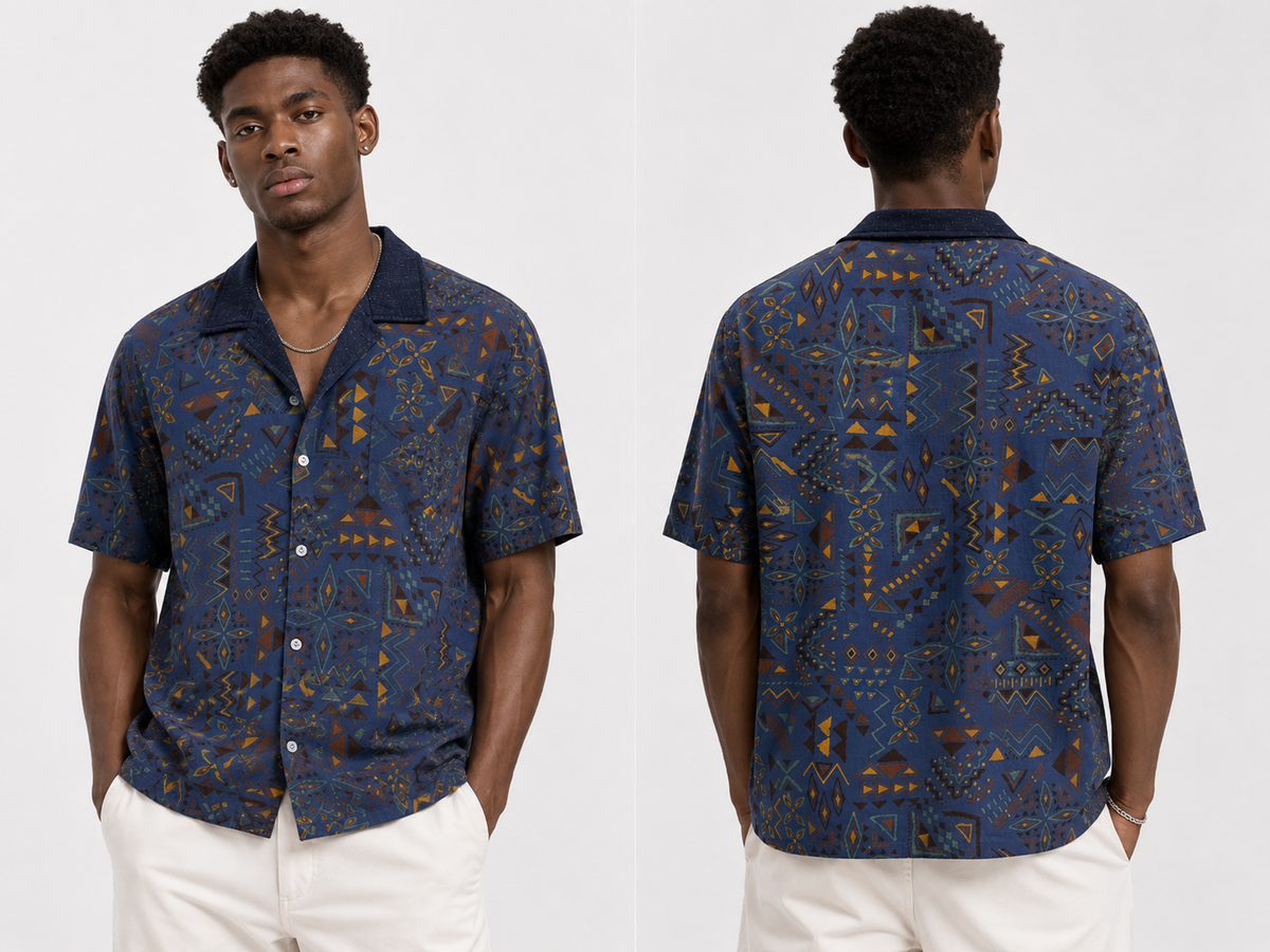 Relaxed Fit Patterned Shirt