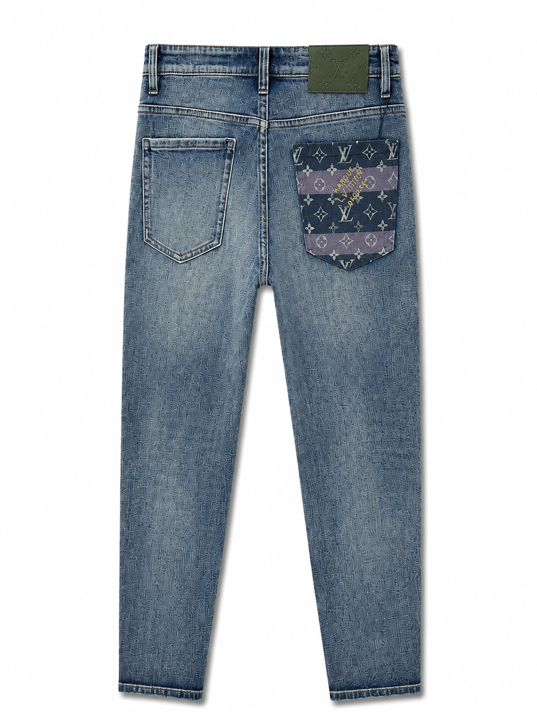 Monogram Wash Denim Jeans LV