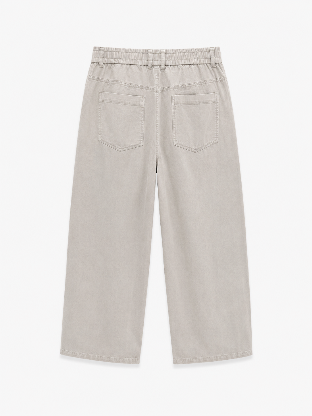 Stone Wide-Leg Jeans