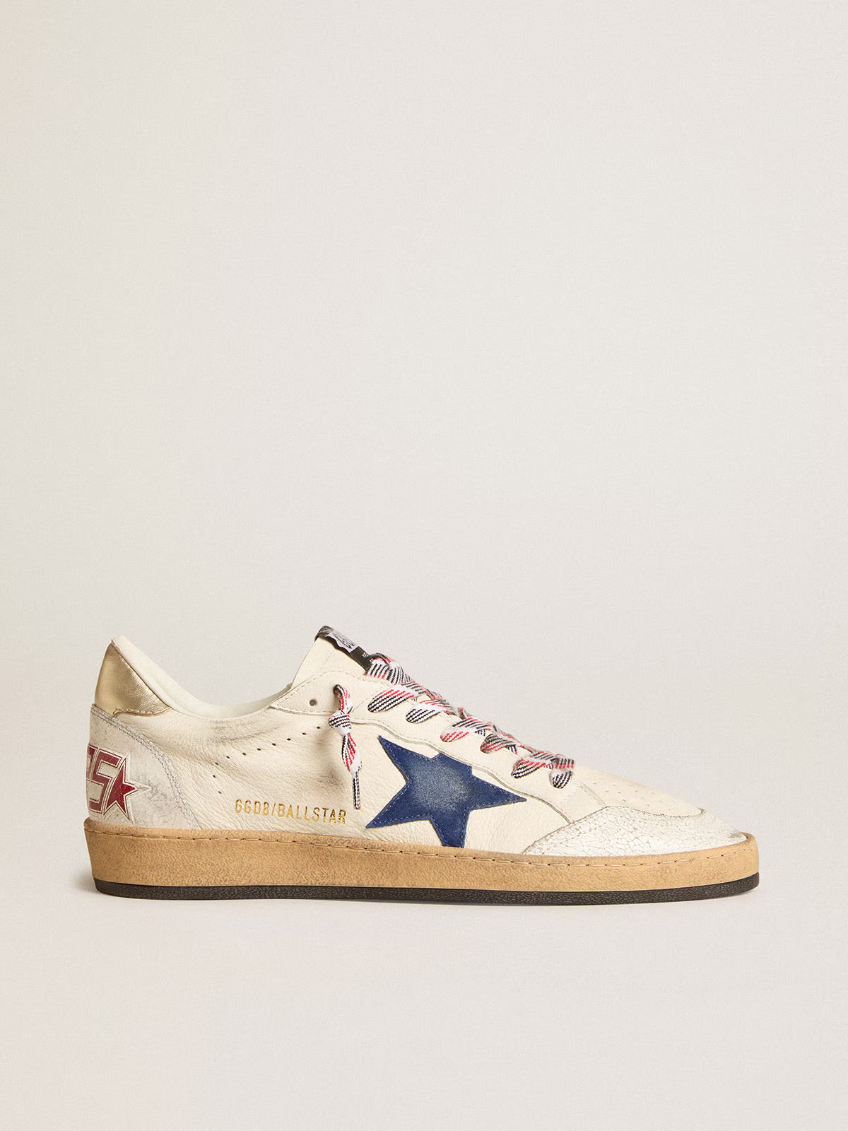 Golden Goose Ball Star white
blue star
platinum heel tab