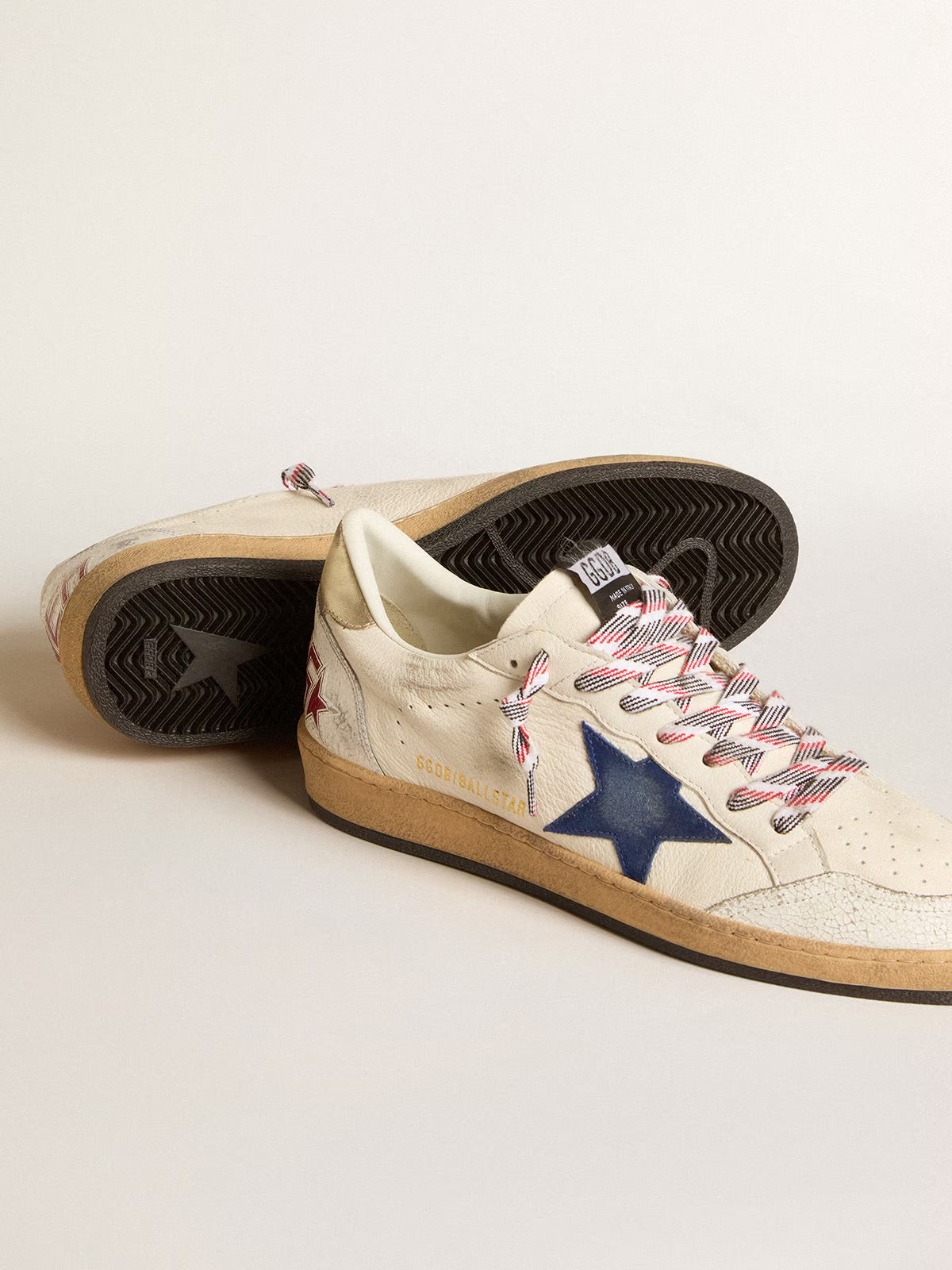 Golden Goose Ball Star white
blue star
platinum heel tab