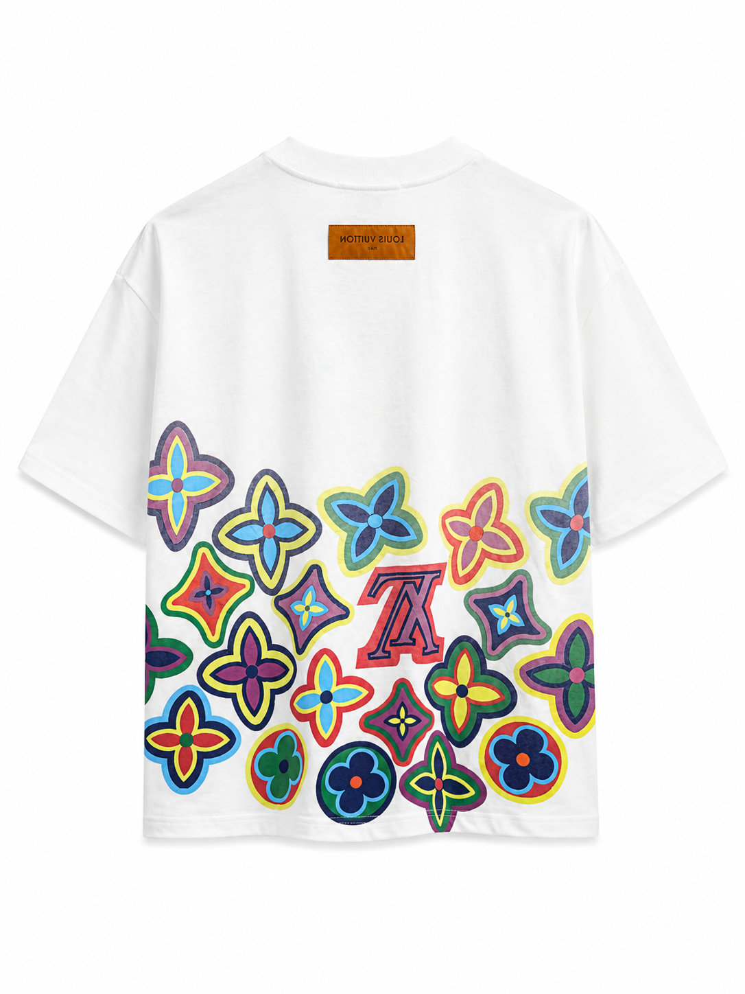 Multicolor Monogram Oversized T-Shirt – LV White