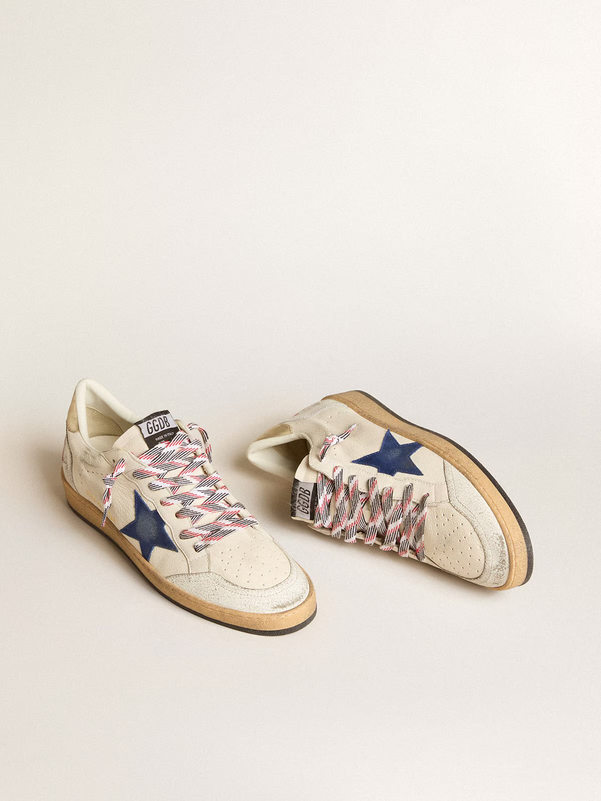 Golden Goose Ball Star white
blue star
platinum heel tab