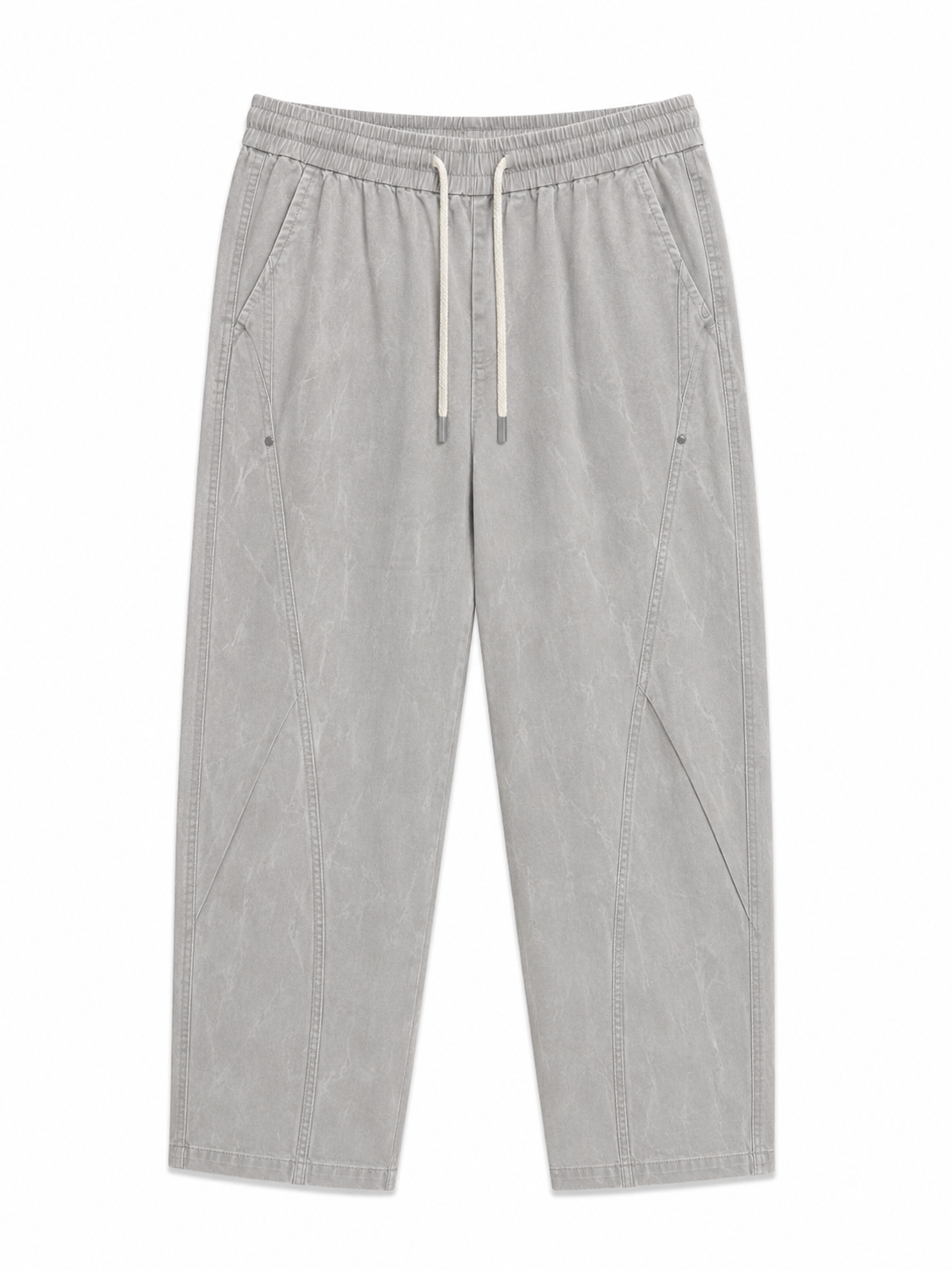 Washed Utility Pants – Light Grey