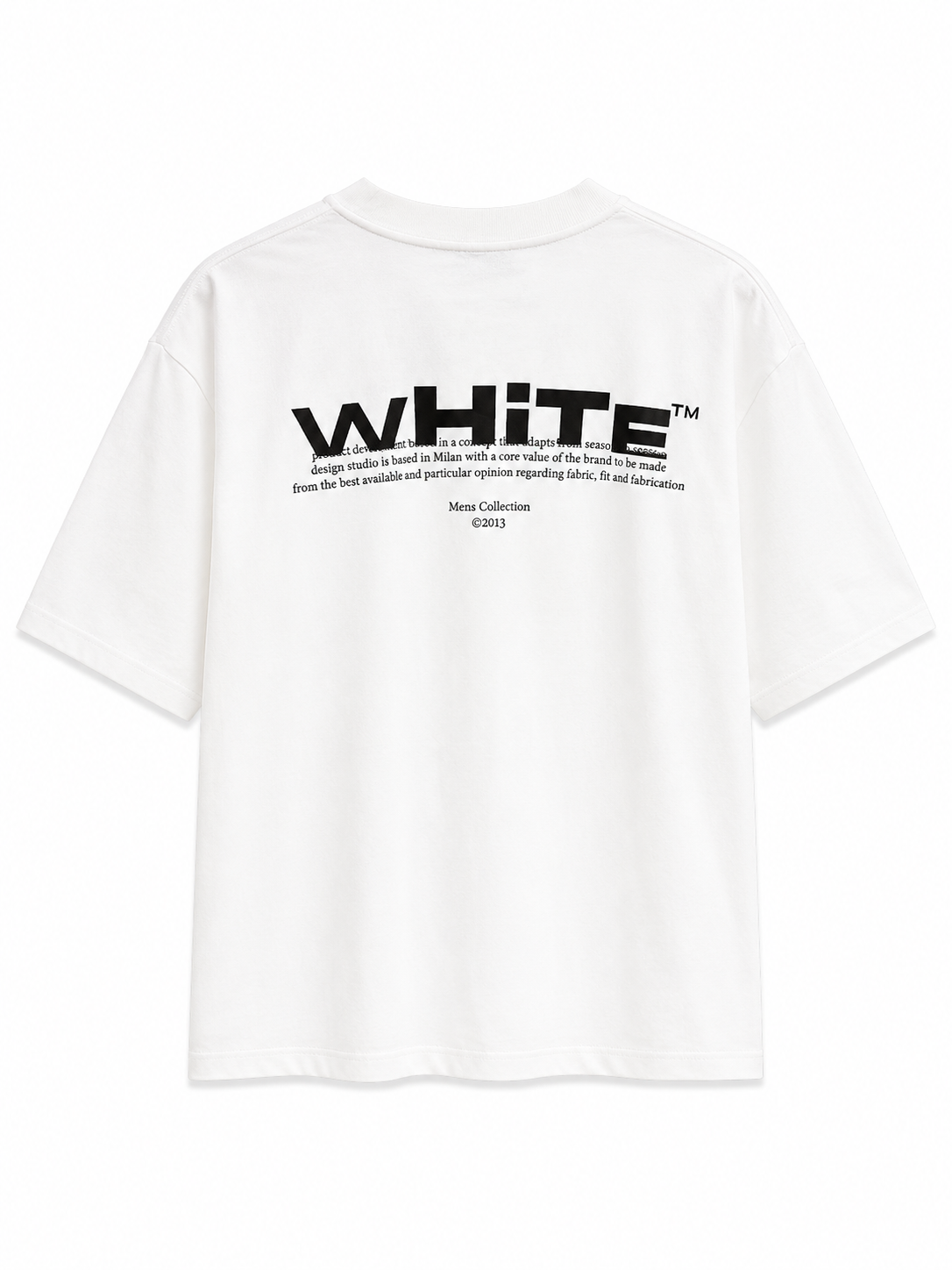 Minimal Logo Oversized T-Shirt OFF WHITE– White