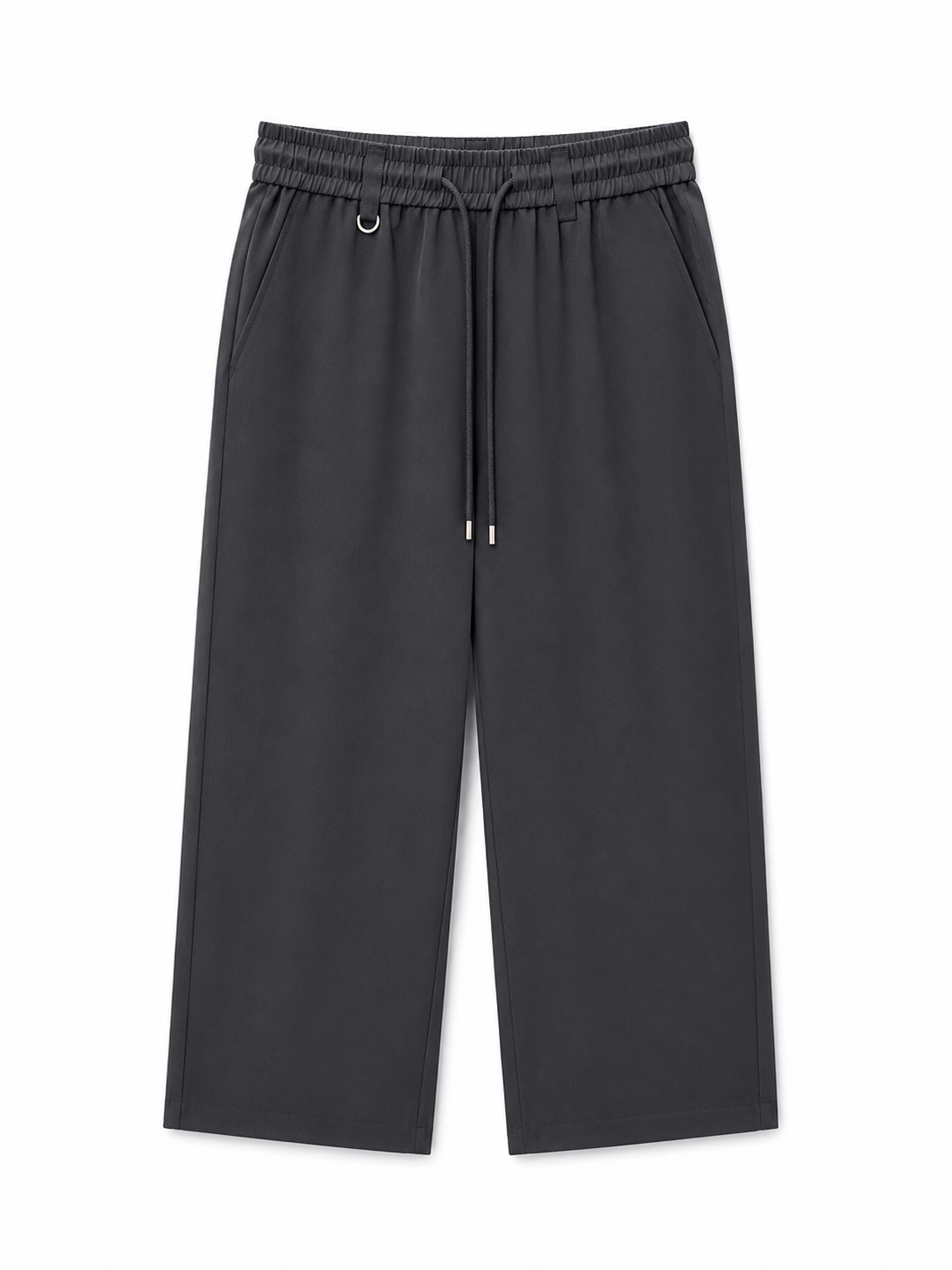 Relaxed Drawstring Trousers – Charcoal