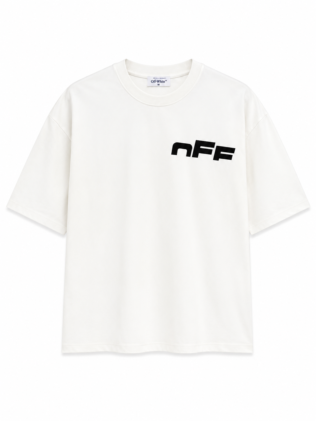 Minimal Logo Oversized T-Shirt OFF WHITE– White