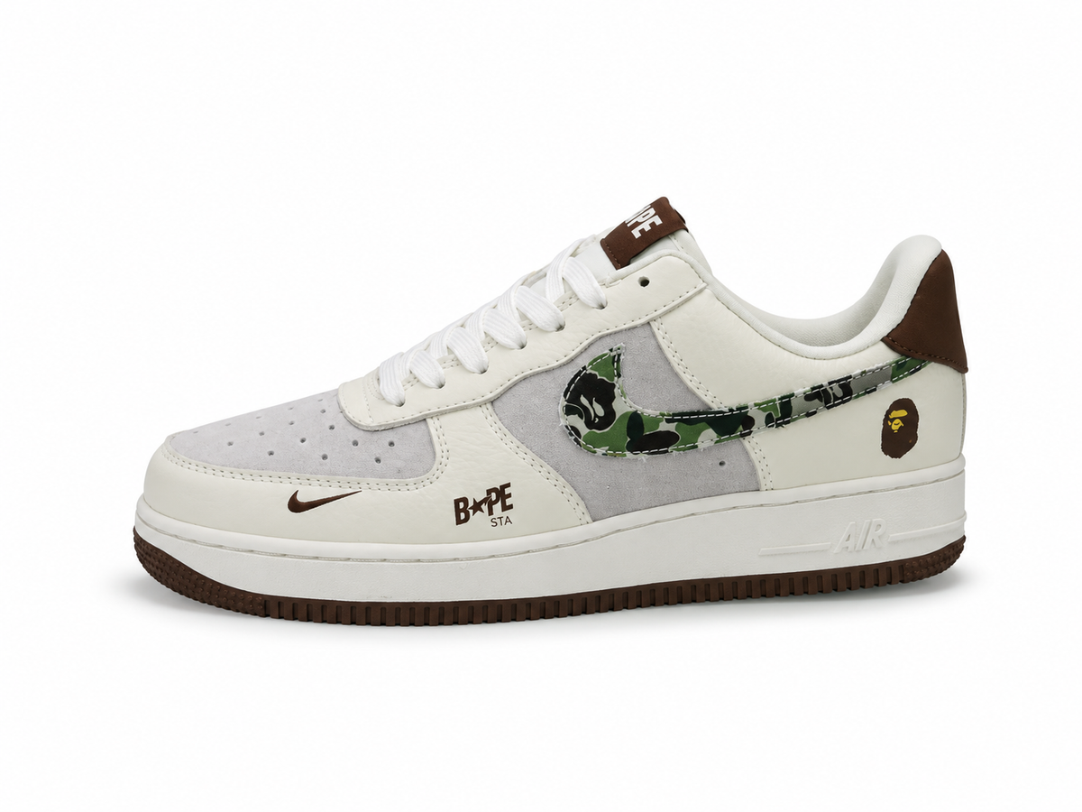 NIKE AIR FORCE 1 WITH BAPE