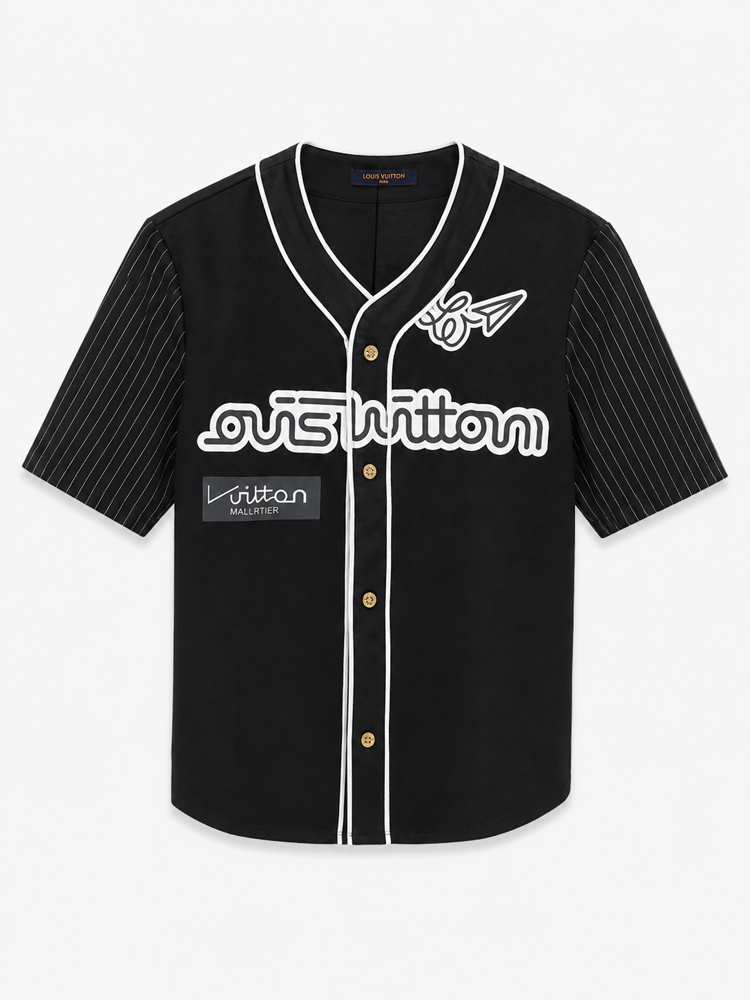 SHIRT LV BOX FIT - BLACK