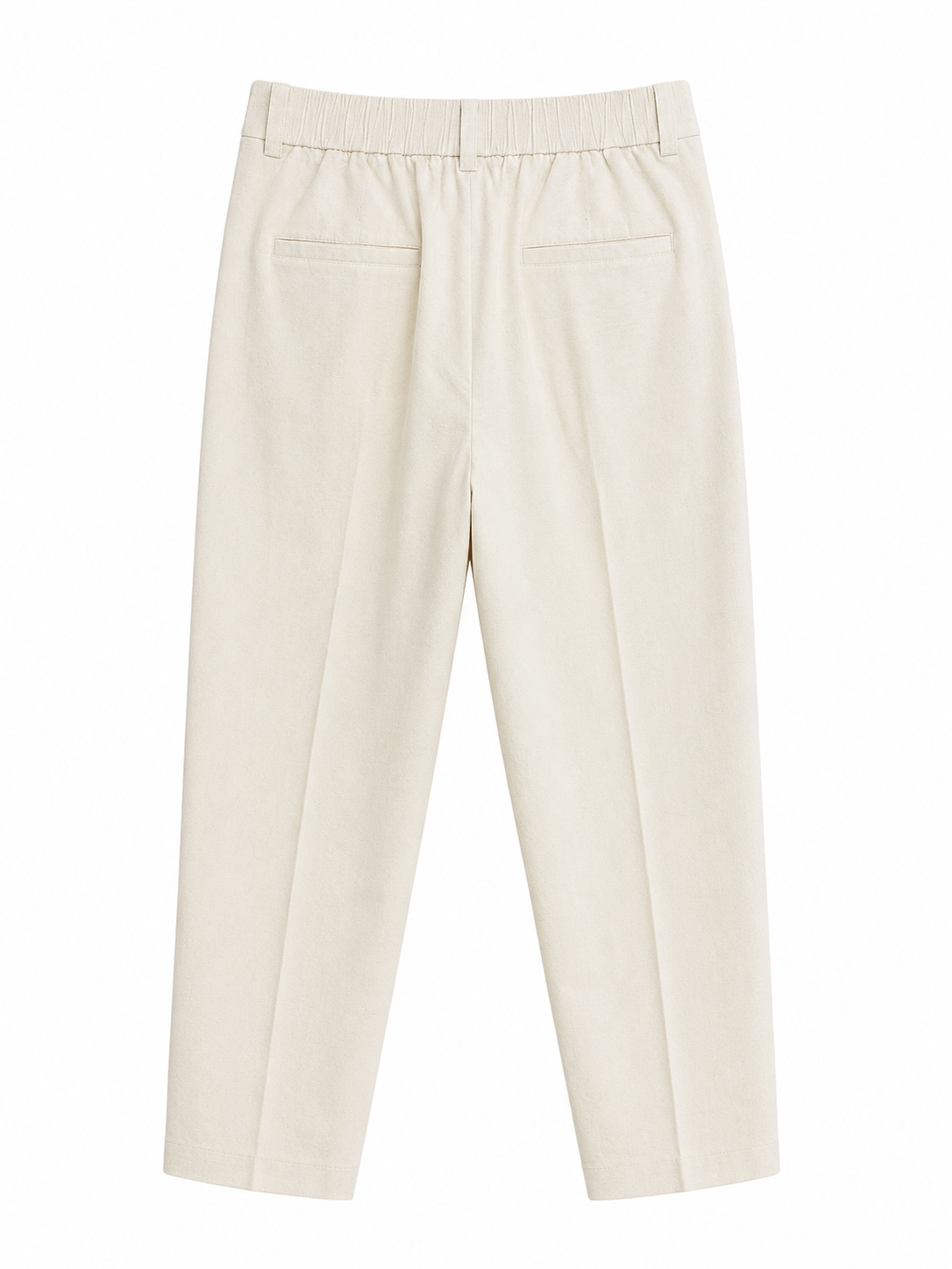 ESSENTIAL TAILORED PANTS - LINEN - Bieg