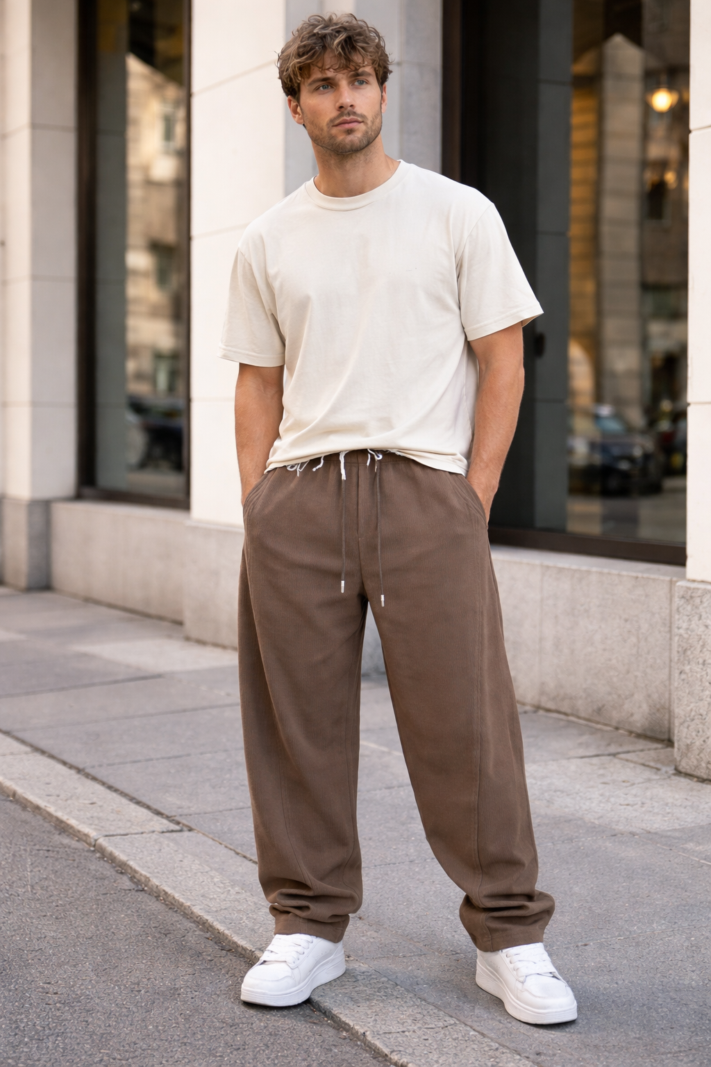 Sweatpants wide leg