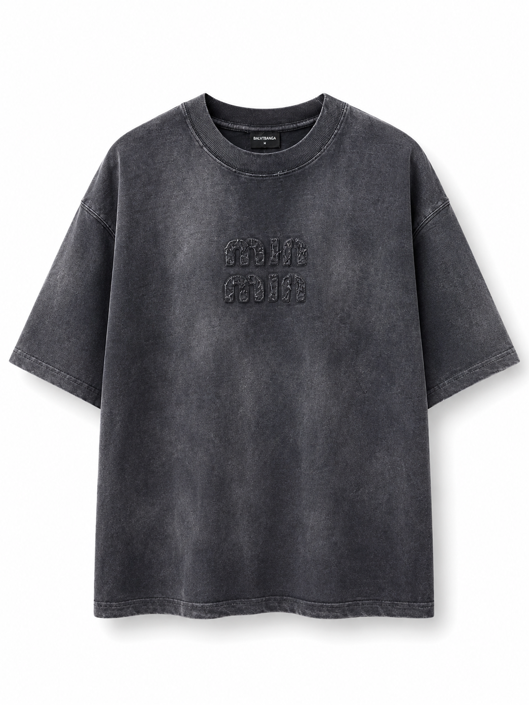 Essential Washed Oversized T-Shirt MIU MIU