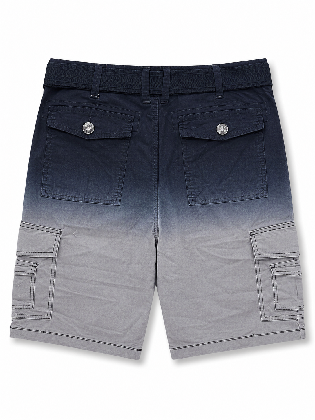 Vintage Wash Belted Cargo Shorts