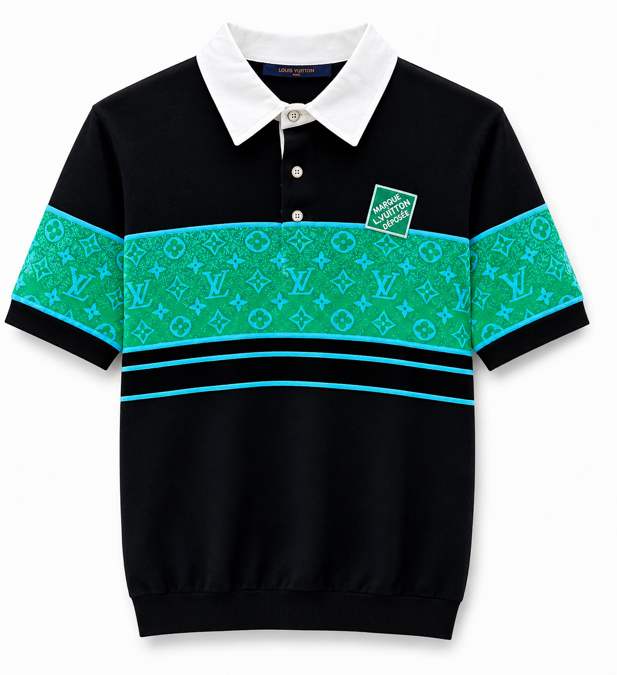 POLO LV -BLACK- GREEN