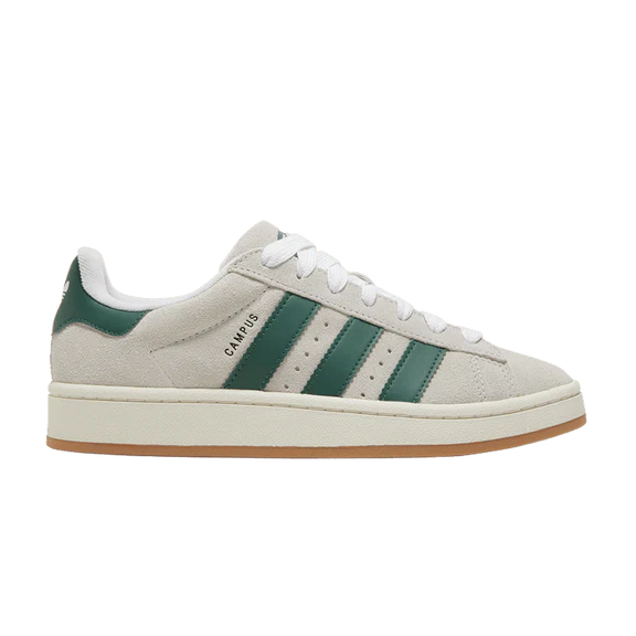adidas Campus 00s Crystal White Dark Green