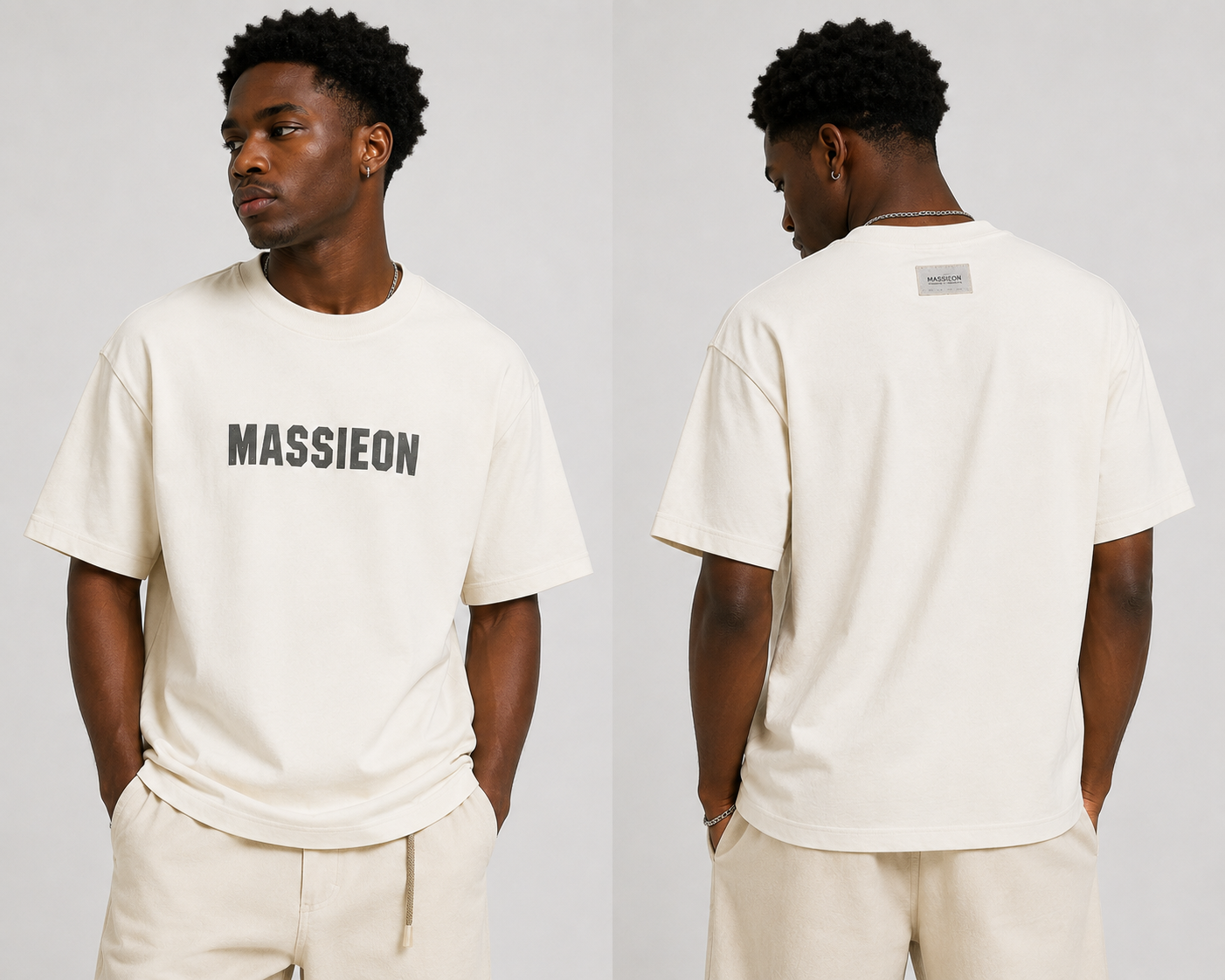 ESSENTIAL LOGO TEE- WHITE