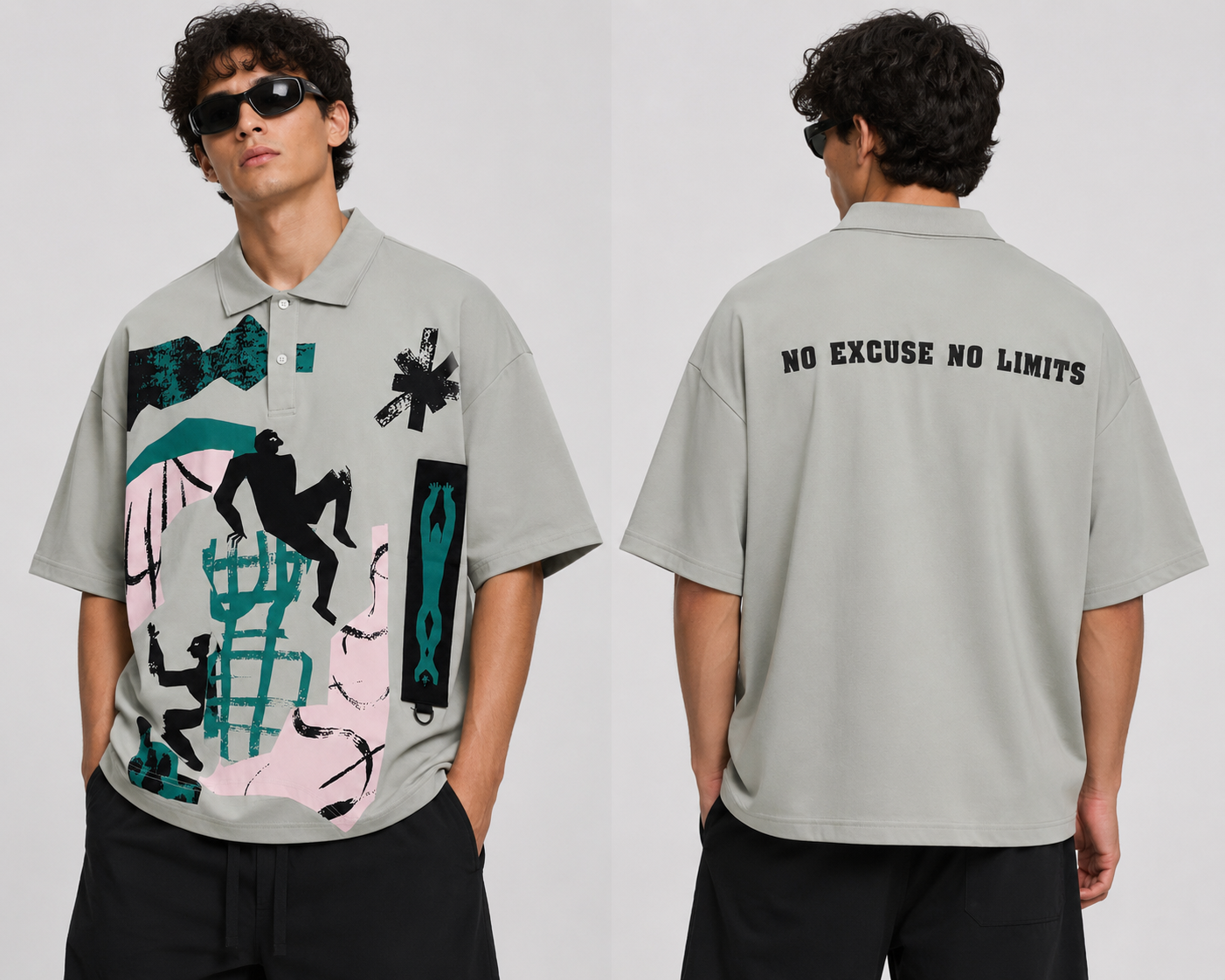 NO LIMITS GRAPHIC POLO